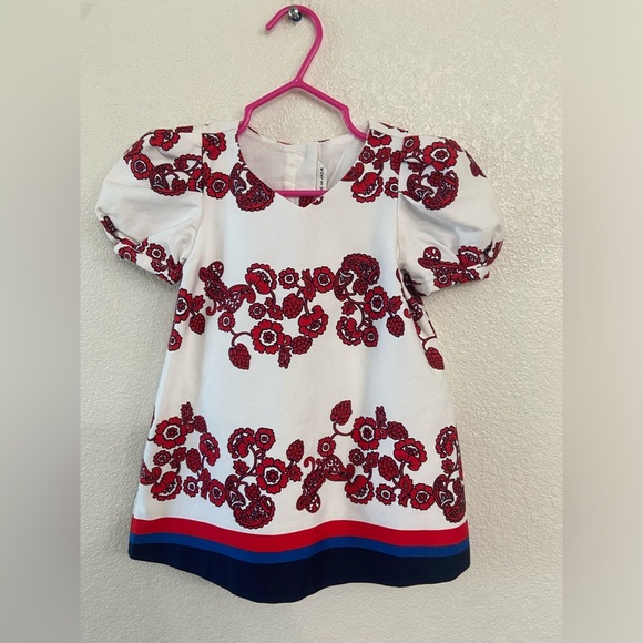 Janie and Jack floral puff sleeve dress - Picture 2 of 5